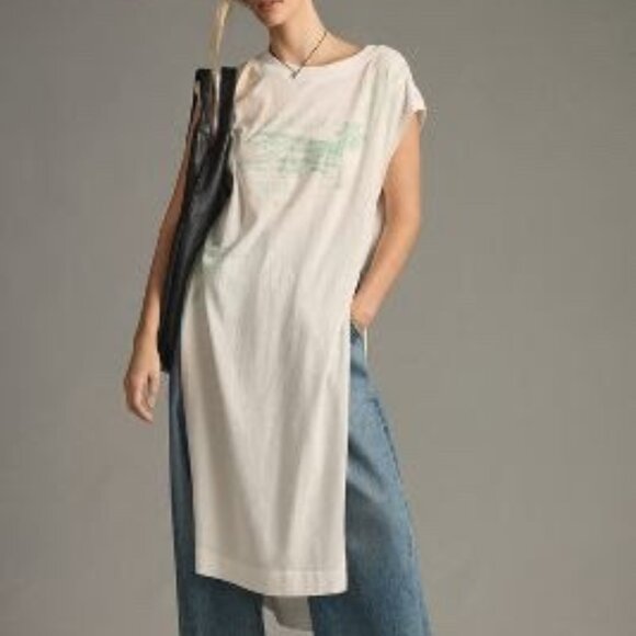 Anthropologie Tops - 🌴☀️ANTHROPOLOGIE Pilcro Muscle Tee Tunic NWT Oceanside Portugal SZ L 🌴☀️